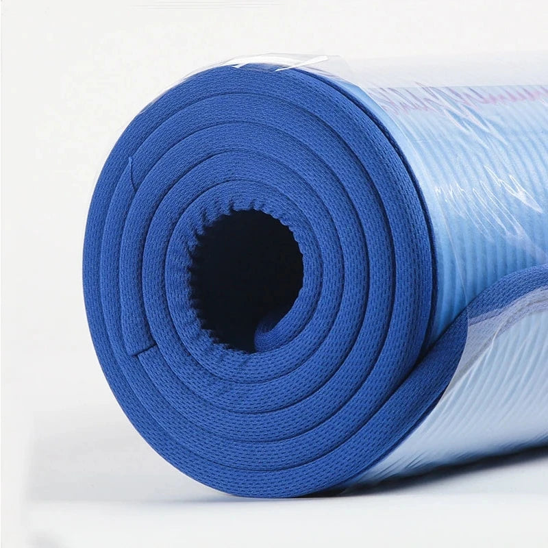 10mm Extra Thick Yoga Mats for Beginners anti-slip Exercise Mats for GYM Fitness Pilates Meditation Pads Home gym Workout Mats American Fitness CLub