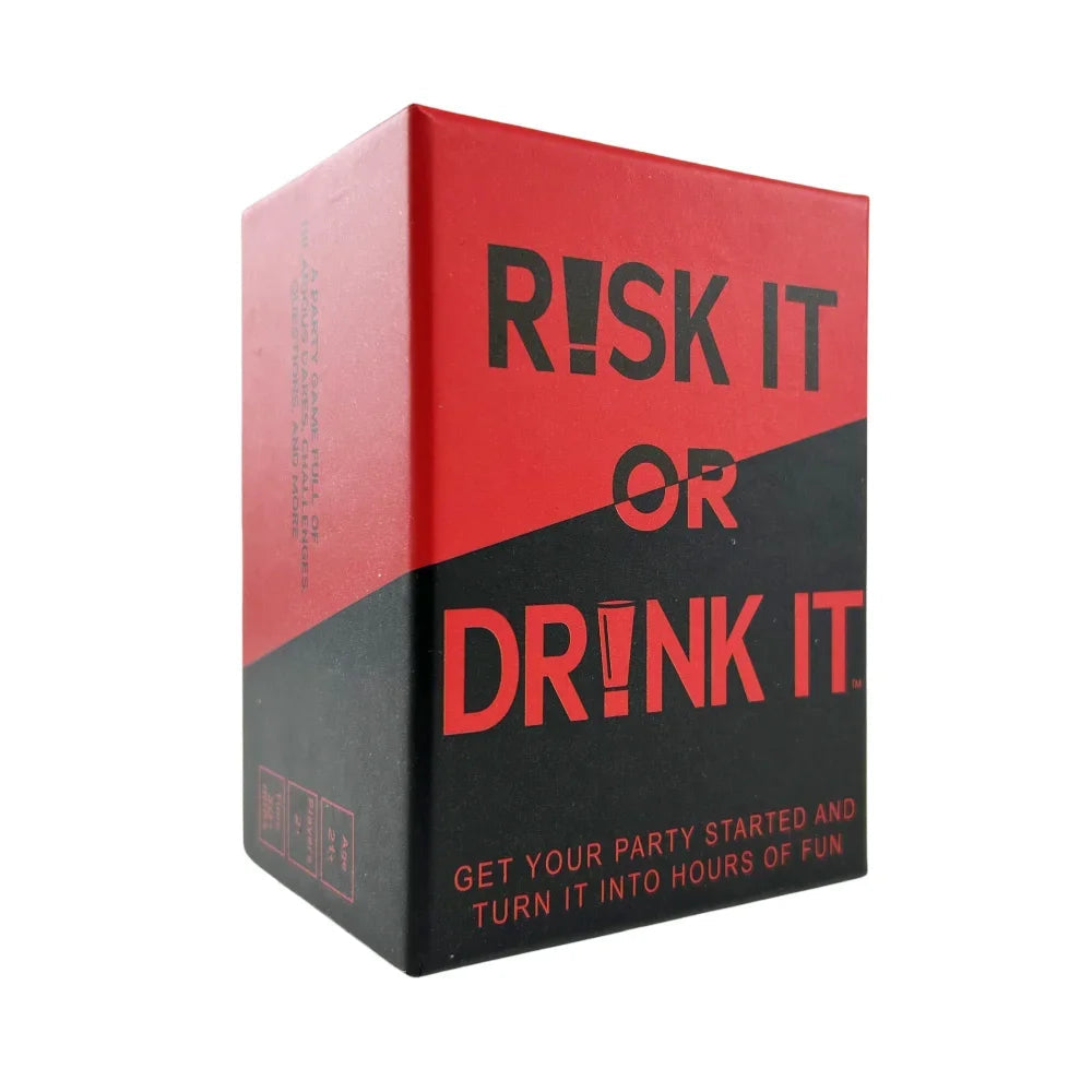 Risk It Or Drink It Card Game Drinking Game Pregame Dares American Fitness CLub