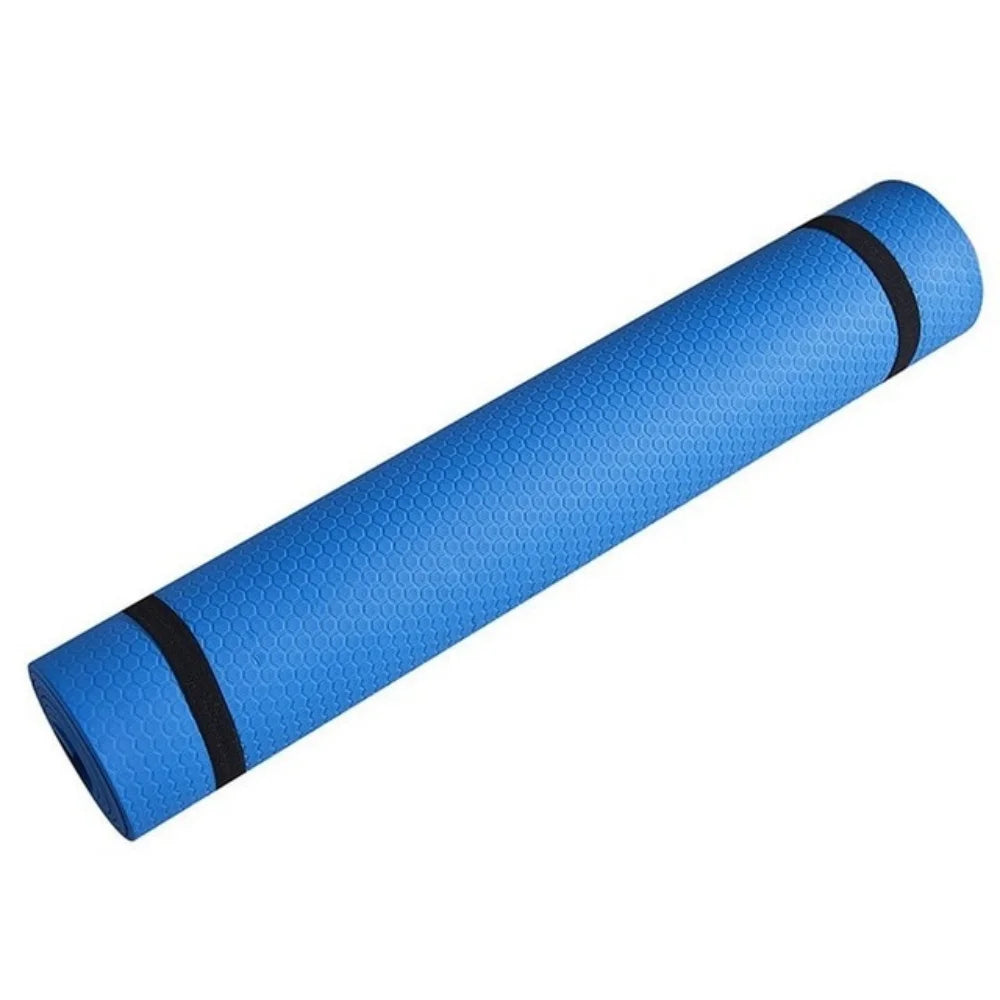 Yoga Mat Anti-skid Sports Fitness Mat 3MM-6MM Thick EVA Comfort Foam Yoga Mat for Exercise Yoga and Pilates Gymnastics Mat American Fitness CLub