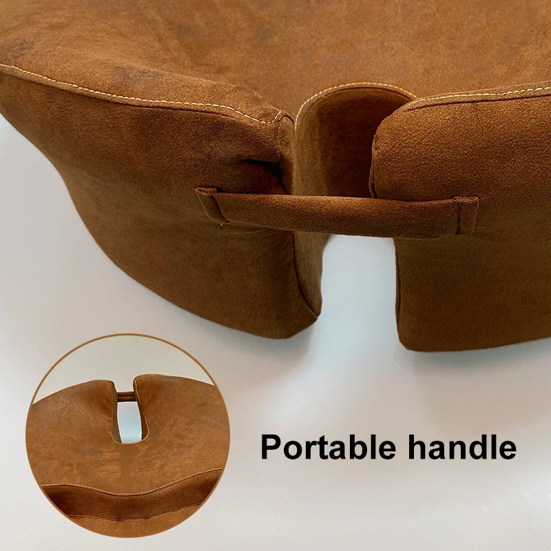 New Memory Foam Meditation Seat Cushion Yoga Cushion Portable Floor Cushion Pad Living Room Balcony Indoor Deep Thought American Fitness CLub