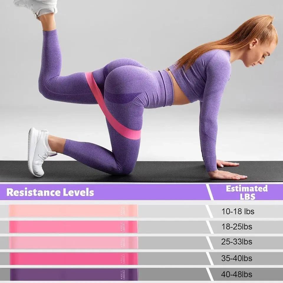 Pilates Ring Circle Set 18 Pcs Exercise Equipment 