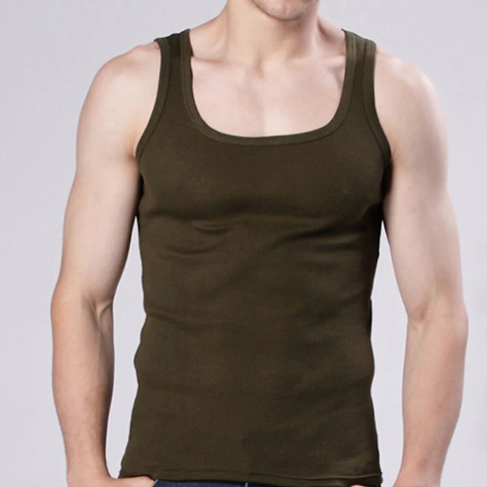 Men's Gyms Casual Tank Tops Bodybuilding Fitness T Shirts Muscle Sleeveless Singlet Top Vest Tank man's  Breathable clothes American Fitness CLub
