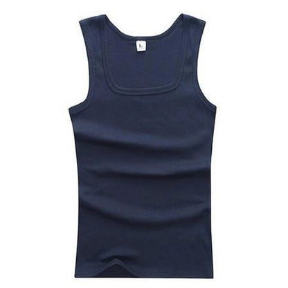 Men's Gyms Casual Tank Tops Bodybuilding Fitness T Shirts Muscle Sleeveless Singlet Top Vest Tank man's  Breathable clothes American Fitness CLub