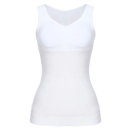 Tank Tops for Women with Built in Bra Shelf Bra Casual Wide Strap Basic Camisole Sleeveless Top Shaper with Removable Bra American Fitness CLub