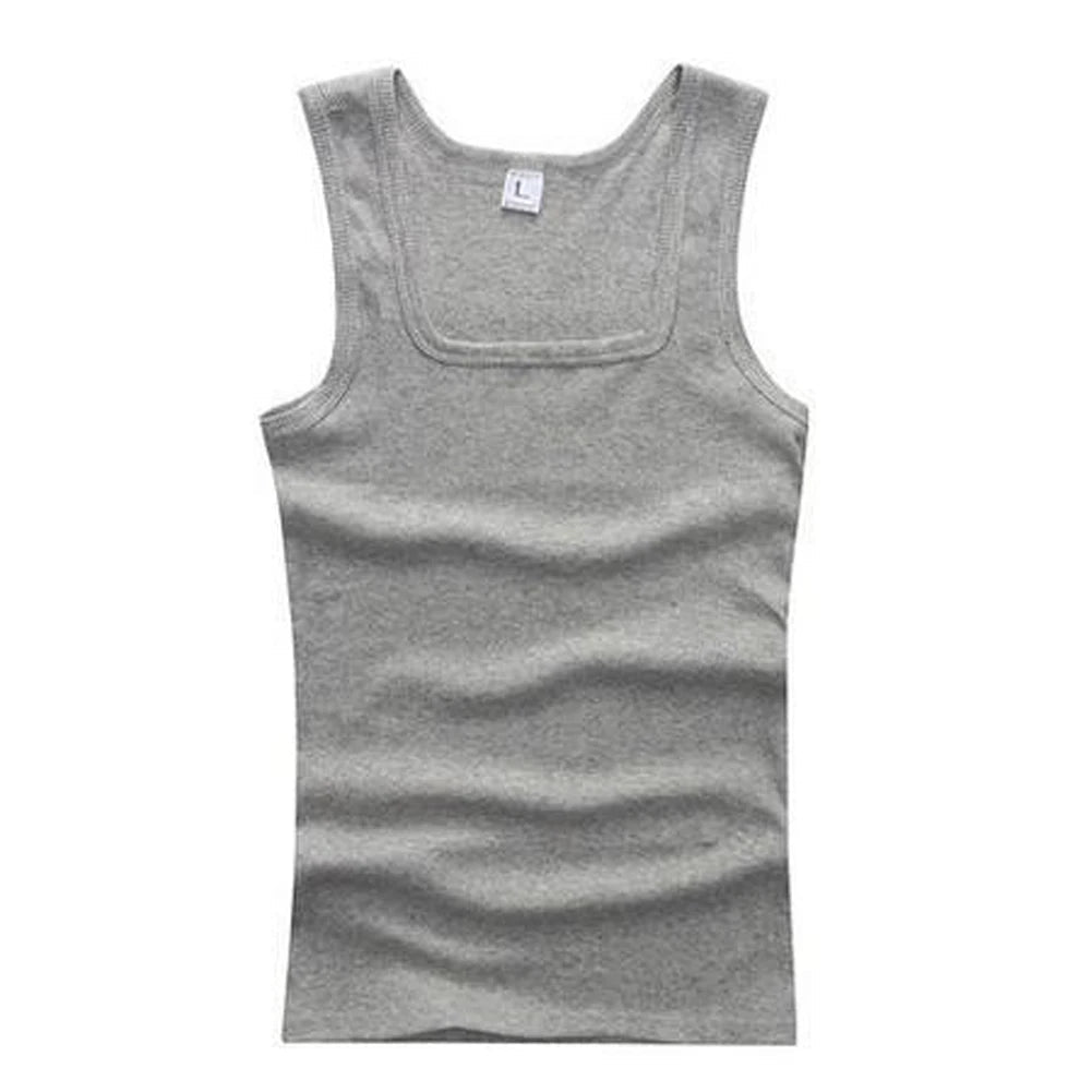 Men's Gyms Casual Tank Tops Bodybuilding Fitness T Shirts Muscle Sleeveless Singlet Top Vest Tank man's  Breathable clothes American Fitness CLub