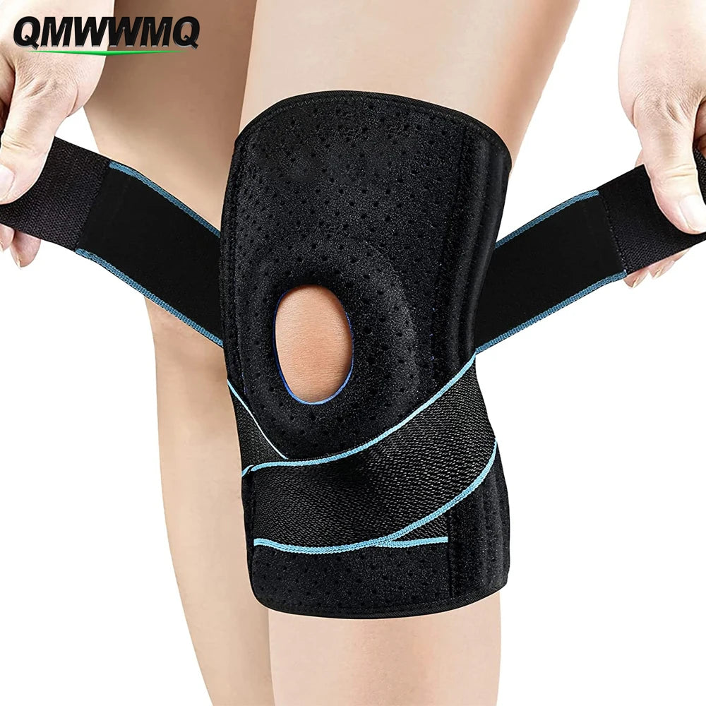 1Pcs Knee Braces for Knee Pain with Side Stabilizers for Man Women,Non Slip Adjustable Knee Support,for Joint Pain Relief,LCL American Fitness CLub