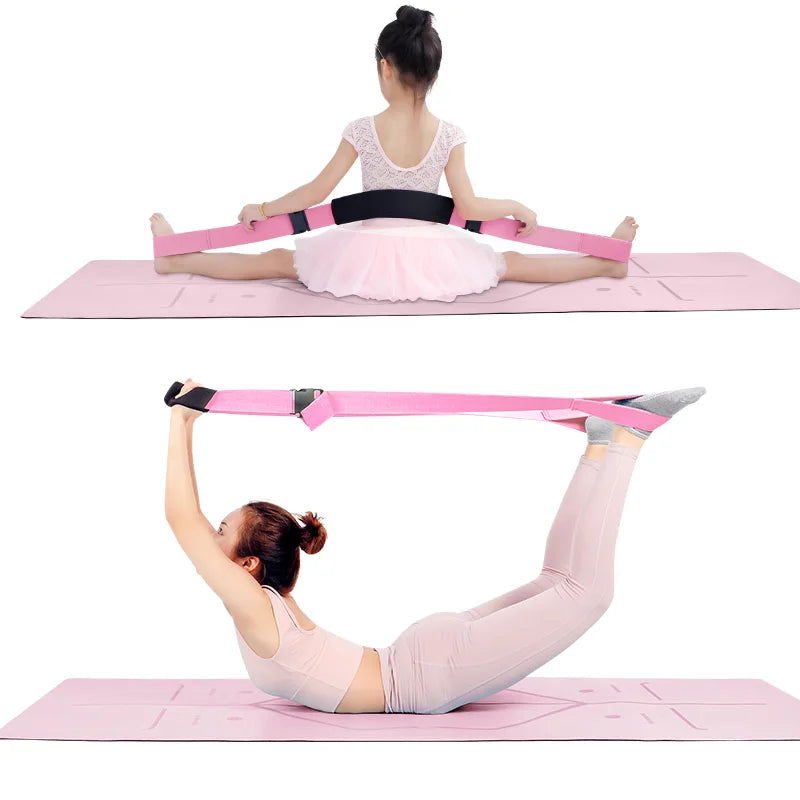 Dance Stretching Band, Yoga Belt, Pilates Equipment, Gymnastics training band, Stretch Belt Suitable for Adults and Children American Fitness CLub