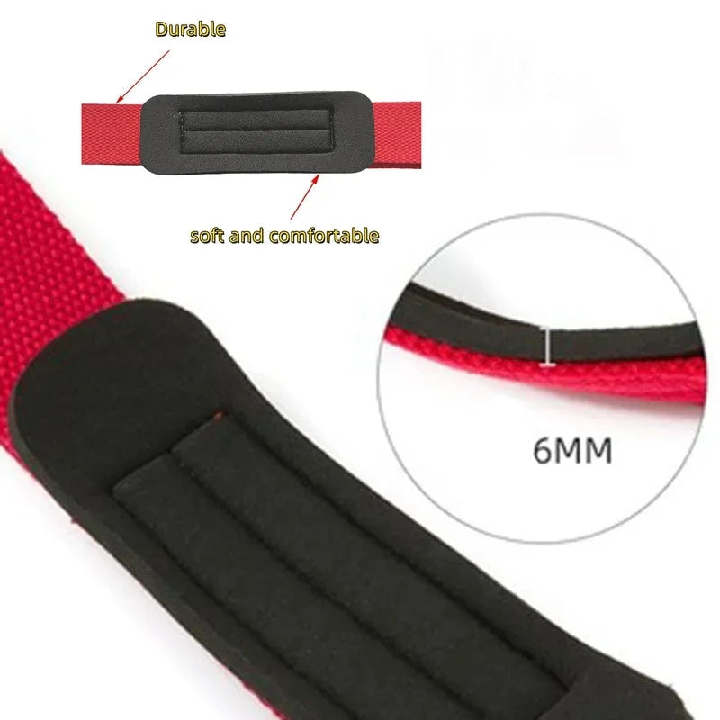 Gym Lifting Straps Barbell Deadlift Booster Belt Fitness Anti-slip Hand Wraps Wrist Straps Fitness Training Auxiliary Belt American Fitness CLub