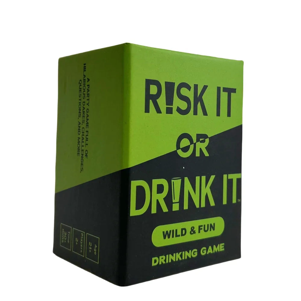 Risk It Or Drink It Card Game Drinking Game Pregame Dares American Fitness CLub