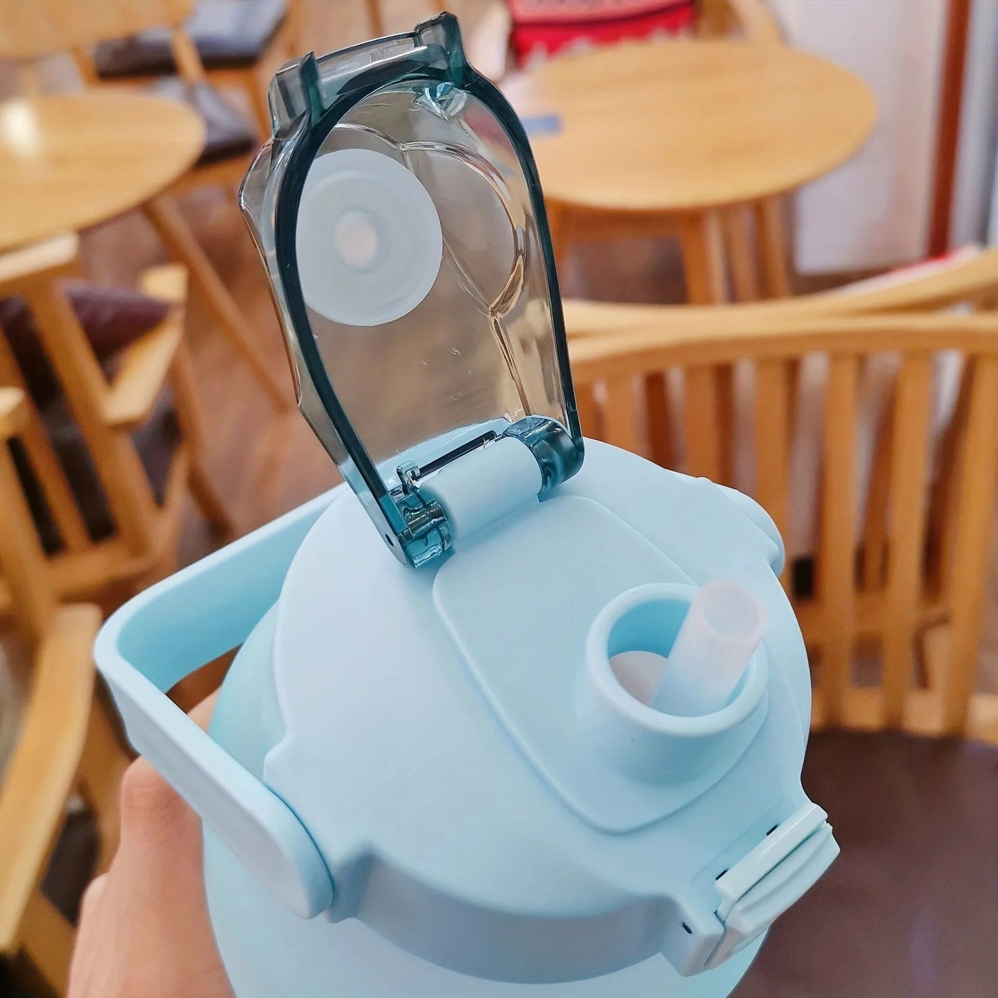 Water Bottle 2 Liter Stay Hydrated Motivated Leakproof Plastic Sport Bottle Reminder Times Sports Outdoor Fitness Office Indoor American Fitness CLub