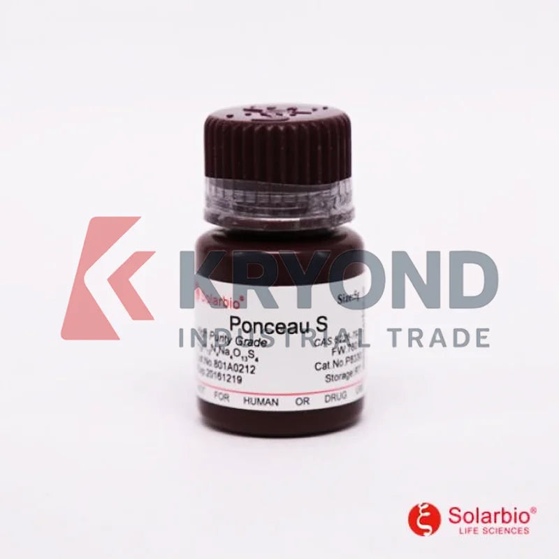 SOLARBIO PONCEAU S Ponceau Red Powder for Protein Staining and Visualization in Laboratory Applications Original Product American Fitness CLub