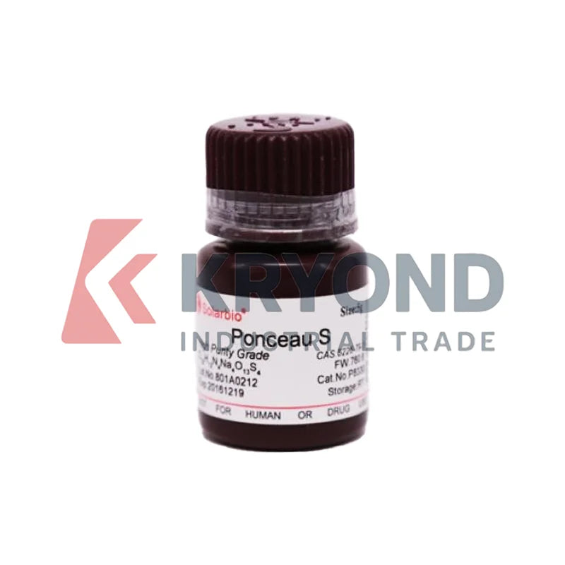 SOLARBIO PONCEAU S Ponceau Red Powder for Protein Staining and Visualization in Laboratory Applications Original Product American Fitness CLub