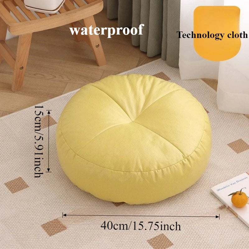Floor Cushion Round Floor Seating Pillow Cushion Meditation Yoga Seat Kneeling Mat Thick Waterproof Cushions 방석 두꺼운 Cojín Silla American Fitness CLub