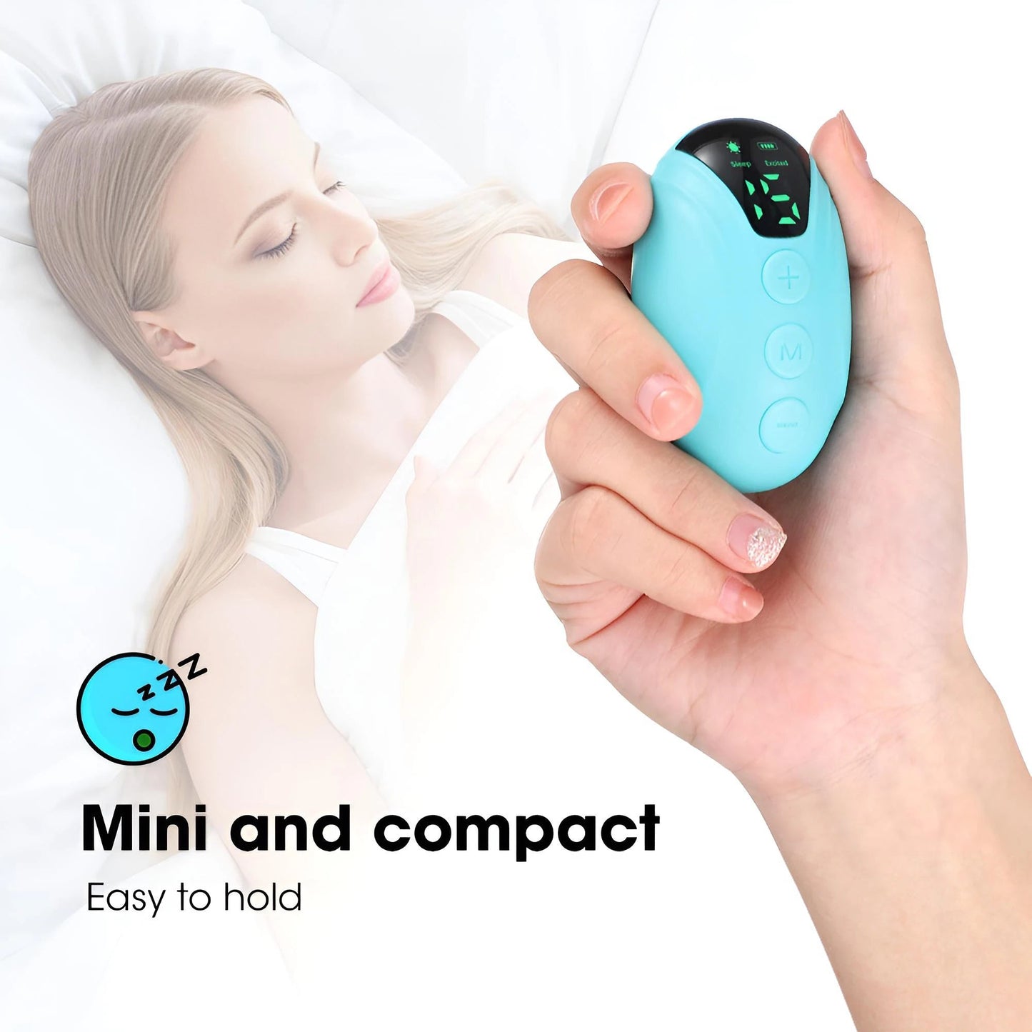 Sleep Aid Insomnia Relief Microcurrent Handheld Hypnosis CES Mental Stress Anxiety Depression Eliminat Relax with Sling Brain American Fitness CLub