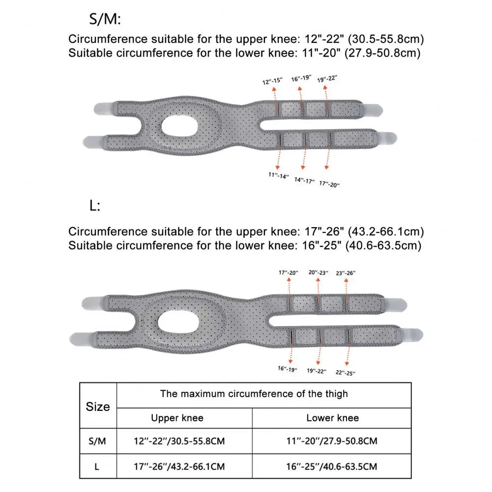 Knee Brace, Wellnee Patellar Pad Realign Knee Joint While You Move, Adjustable Tendon Support Sleeve Braces for Knee Support American Fitness CLub