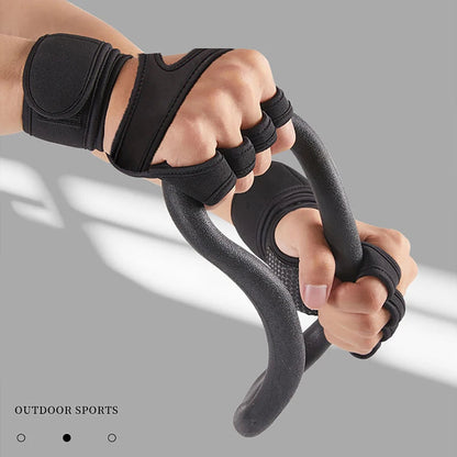 Sports Weight Lifting Workout Gloves ,with Built-in Wrist Wraps Full Palm Protection，Grip Great for Gym Pull Ups Cross Training American Fitness CLub