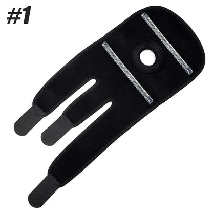 1Pcs Knee Brace with Side Stabilizers & Patella Gel Pads for Maximum Knee Pain Support and Fast Recovery for Men and Women American Fitness CLub