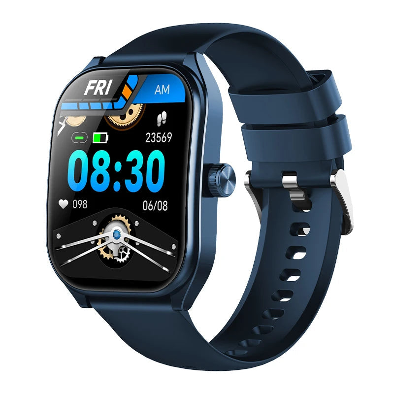 Smart Watch 2.01'' AMOLED Curved Screen IP68 Waterproof Bluetooth 5.3 Call AI Vioce Assistant Fitness Smartwatch for Men American Fitness CLub