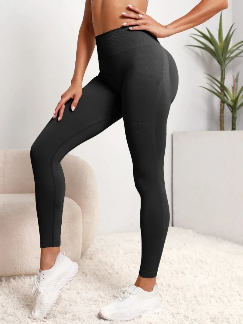 Women Seamless Hip Lifting Women Seamless Sports Leggings High Waist Fitness Leggings Push Up Yoga Leggings Gym Clothing Sports American Fitness CLub
