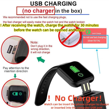 Smart Watch For Women Men Wristwatch Bluetooth Connected Phone Player Music Fitness Sport Bracelet Sleep Monitor Digital Watches American Fitness CLub