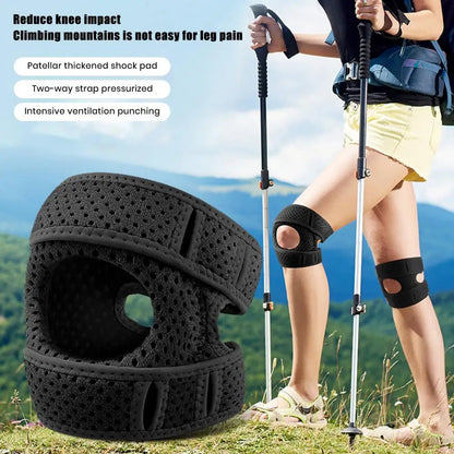 Knee Brace, Wellnee Patellar Pad Realign Knee Joint While You Move, Adjustable Tendon Support Sleeve Braces for Knee Support American Fitness CLub