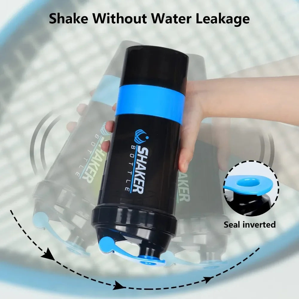 Premium Protein Shaker Cup 20 oz Protein Shaker Cup with Metal Stirrer, Great for Protein Shakes and Pre-Workout Drinks American Fitness CLub