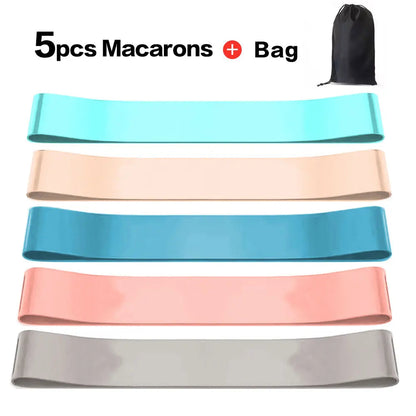 Resistance Bands for Working Out, Elastic Exercice Loop Bands,Yoga Starter Set of Stretch Bands for Booty Legs,Pilates Flexbands American Fitness CLub