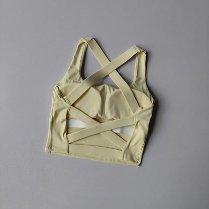 Women Sports Bra Top Push Up Fitness Yoga Bra Underwear Sport Tops For Women Breathable Running Vest Bralette Gym Wear Female American Fitness CLub