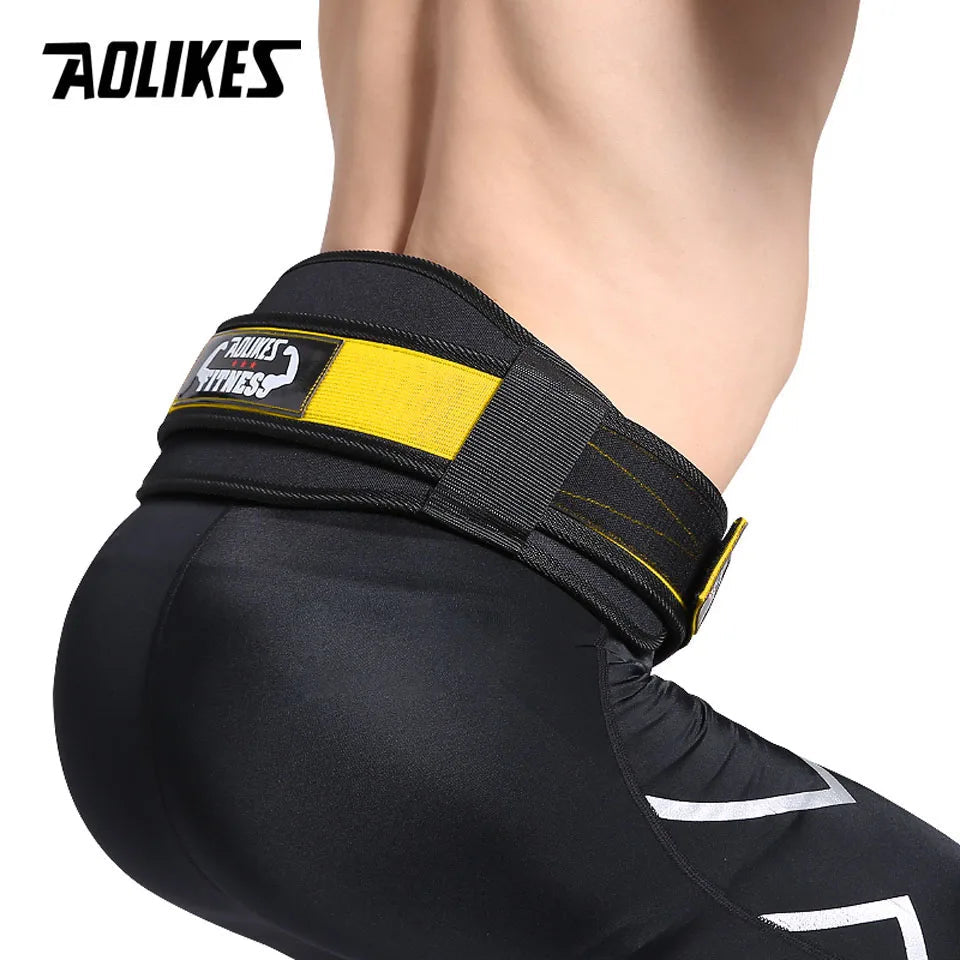 AOLIKES Fitness Weight Lifting Belt for Men & Women Gym Belts for Weightlifting, Powerlifting, Strength Training, Squat American Fitness CLub