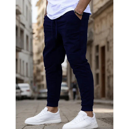 Summer Men's Joggers Ideal for Running Fitness Breathable Sweatpants for Workout Fashion Casual Trousers American Fitness CLub