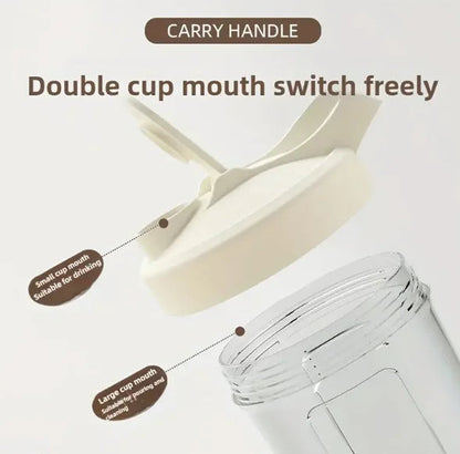 Rechargeable electric blender cup | protein powder shaker+coffee/milk/smoothies/protein milkshakes for family travel gym American Fitness CLub