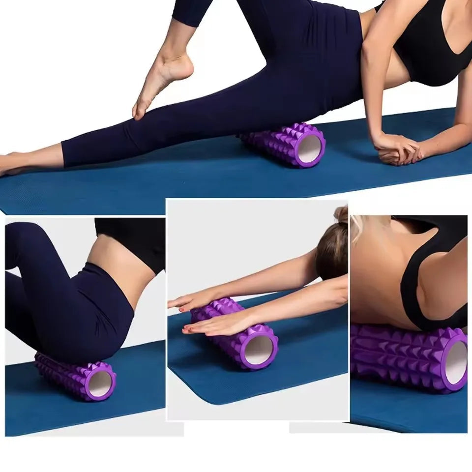 Foam Rollers for Muscle Massage 30CM - HIGH-Density Back Foam Roller for Back Pain Relief & Muscle Recovery in Legs & Arms American Fitness CLub