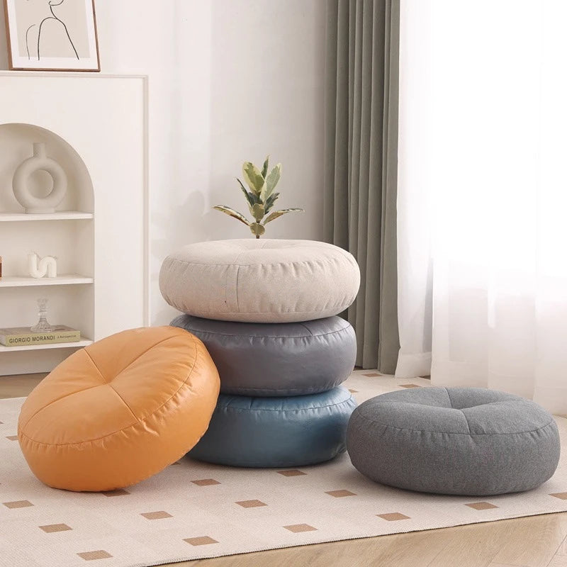 Floor Cushion Round Floor Seating Pillow Cushion Meditation Yoga Seat Kneeling Mat Thick Waterproof Cushions 방석 두꺼운 Cojín Silla American Fitness CLub