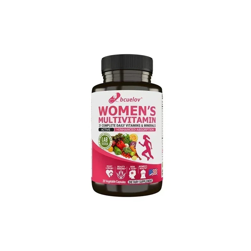 Women's Multivitamin Supplement - 21 Daily Vitamins and Minerals-Brain, Heart, Joints, Skin, Hair, Immunity, Enhanced Absorption American Fitness CLub