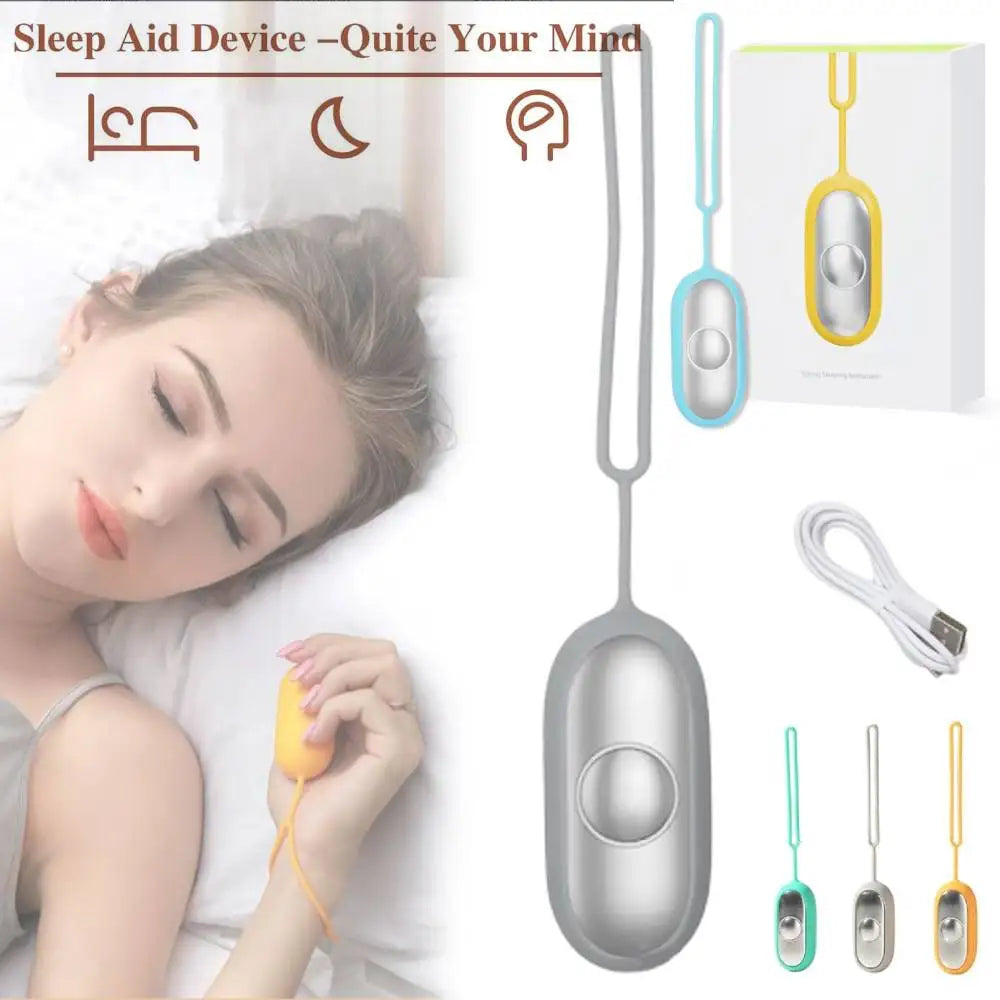 Sleep Aid Machine Focus Attention Improved Insomnia Artifact Anxiety Pressure Relief Lightweight Sleeping Device for Fast Asleep American Fitness CLub