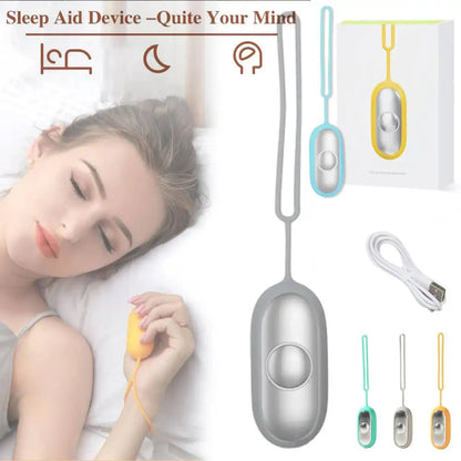 Sleep Aid Machine Focus Attention Improved Insomnia Artifact Anxiety Pressure Relief Lightweight Sleeping Device for Fast Asleep American Fitness CLub