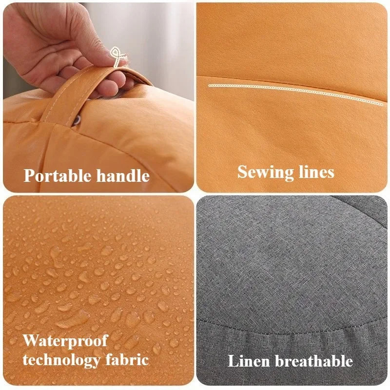 Floor Cushion Round Floor Seating Pillow Cushion Meditation Yoga Seat Kneeling Mat Thick Waterproof Cushions 방석 두꺼운 Cojín Silla American Fitness CLub