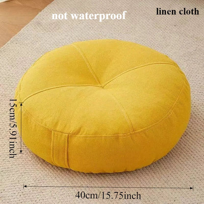 Floor Cushion Round Floor Seating Pillow Cushion Meditation Yoga Seat Kneeling Mat Thick Waterproof Cushions 방석 두꺼운 Cojín Silla American Fitness CLub