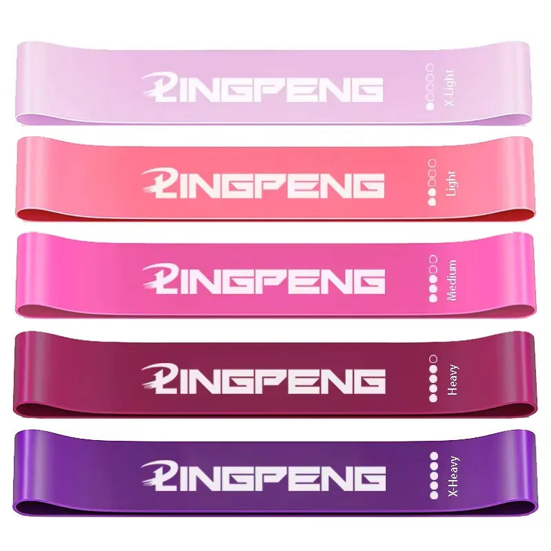 Different Resistance Bands Yoga Band Fitness Exercise Training Hip Tension Band Leg Squat Dance Elastic Loop Stretch Band American Fitness CLub