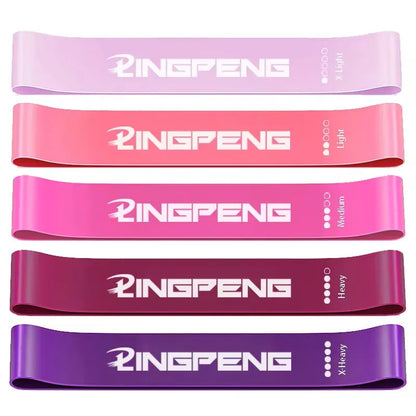 Different Resistance Bands Yoga Band Fitness Exercise Training Hip Tension Band Leg Squat Dance Elastic Loop Stretch Band American Fitness CLub