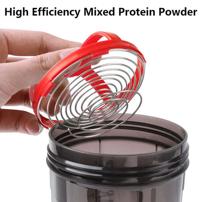 Protein Shaker Bottle Leak-Proof 3-Layer Twist off Sports Shaker Cup for Mixing Protein Powder - Portable Fitness Beverage American Fitness CLub