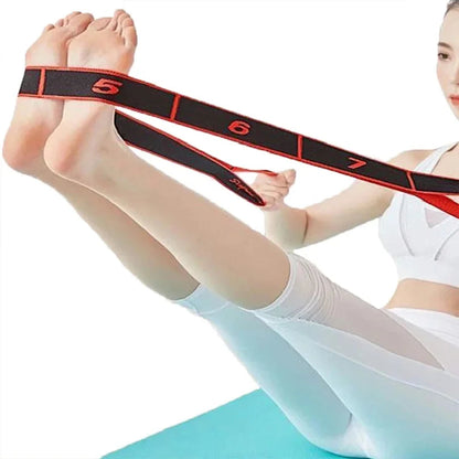 Yoga Stretch Resistance Bands Adult High Elasticity Multi-Segment Belt Yoga Assisted Stretching Belt Yoga Fitness Products American Fitness CLub