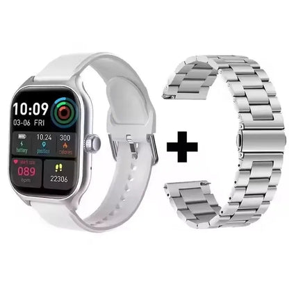 Smart Watch For Android IOS Watches 1.83inch HD Display Bluetooth Call Message Alert Music Sports Mode Smartwatch Men Women Gift American Fitness CLub