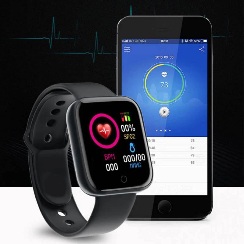 Smart Watch For Women Men Wristwatch Bluetooth Connected Phone Player Music Fitness Sport Bracelet Sleep Monitor Digital Watches American Fitness CLub