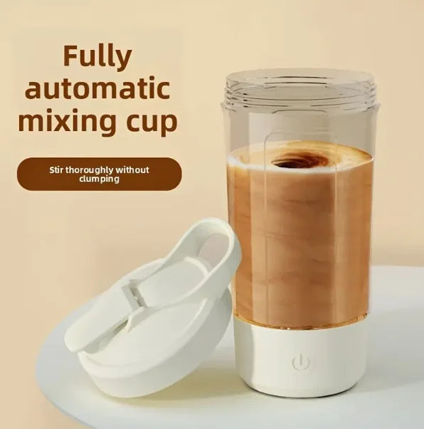 Rechargeable electric blender cup | protein powder shaker+coffee/milk/smoothies/protein milkshakes for family travel gym American Fitness CLub