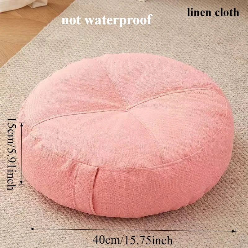 Floor Cushion Round Floor Seating Pillow Cushion Meditation Yoga Seat Kneeling Mat Thick Waterproof Cushions 방석 두꺼운 Cojín Silla American Fitness CLub