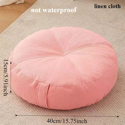 Floor Cushion Round Floor Seating Pillow Cushion Meditation Yoga Seat Kneeling Mat Thick Waterproof Cushions 방석 두꺼운 Cojín Silla American Fitness CLub