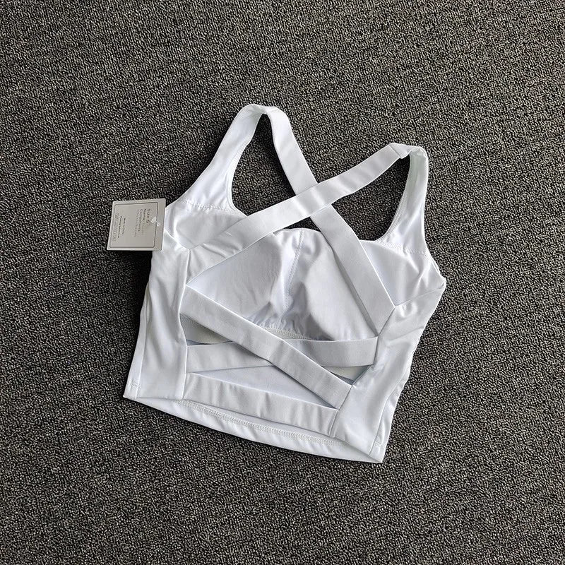 Women Sports Bra Top Push Up Fitness Yoga Bra Underwear Sport Tops For Women Breathable Running Vest Bralette Gym Wear Female American Fitness CLub