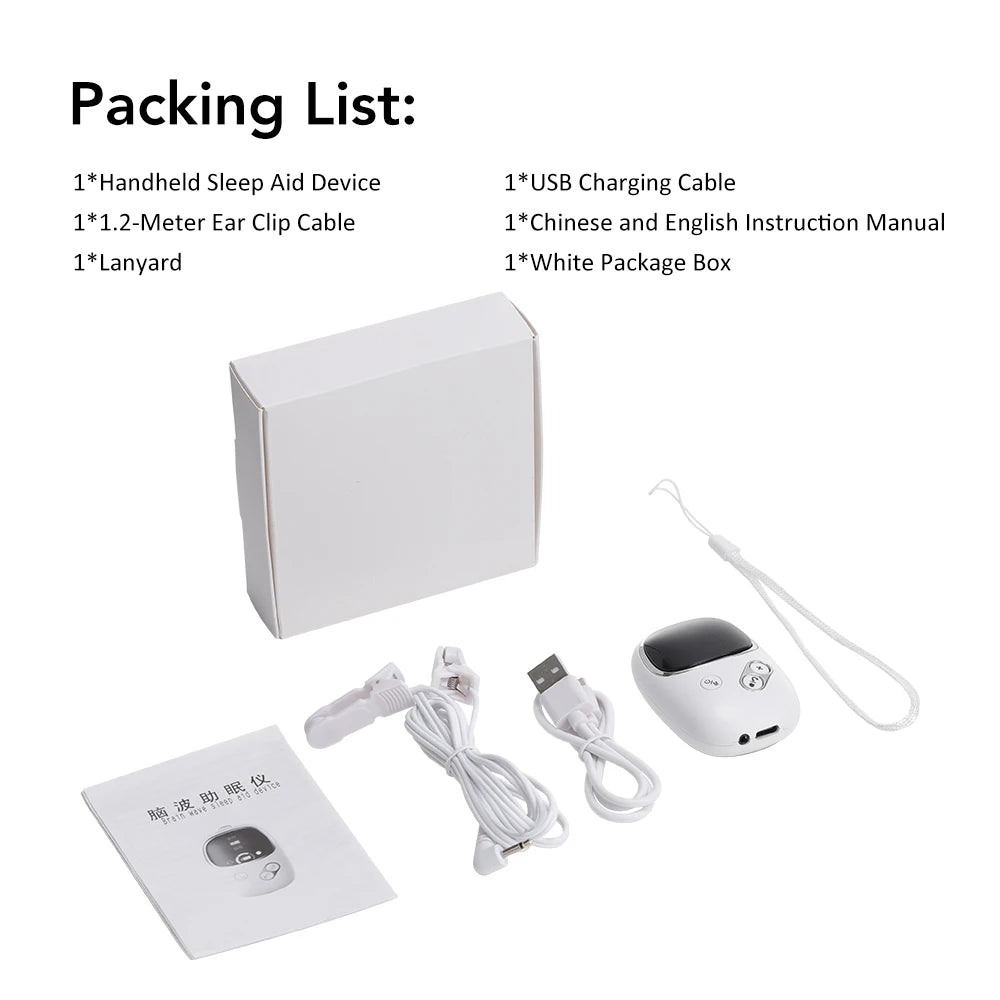 Handheld Sleep Aid Device Relieve Insomnia Instrument Help Sleep Anxiety CES Therapy Relaxatio Pressure Relief Sleep Device American Fitness CLub