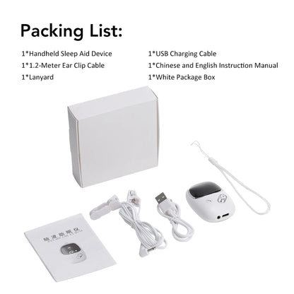 Handheld Sleep Aid Device Relieve Insomnia Instrument Help Sleep Anxiety CES Therapy Relaxatio Pressure Relief Sleep Device American Fitness CLub